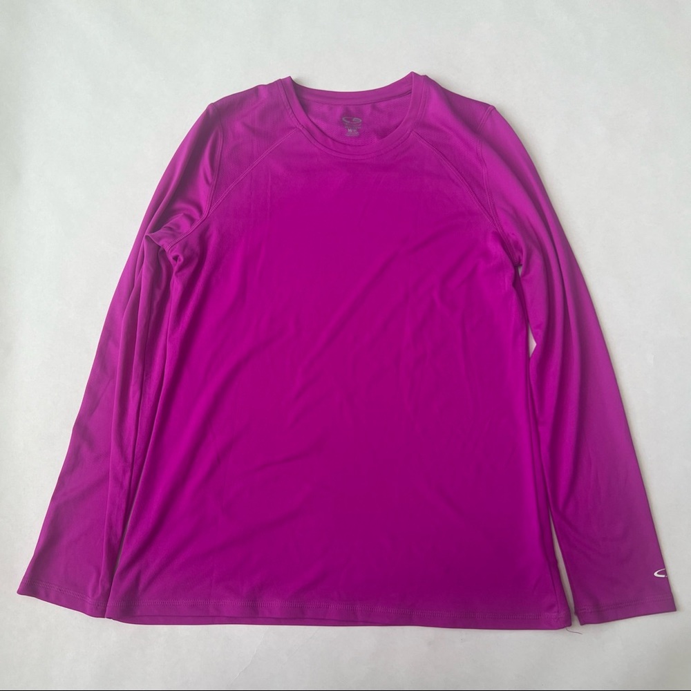 Hot Pink Champion Active Long Sleeve Tee